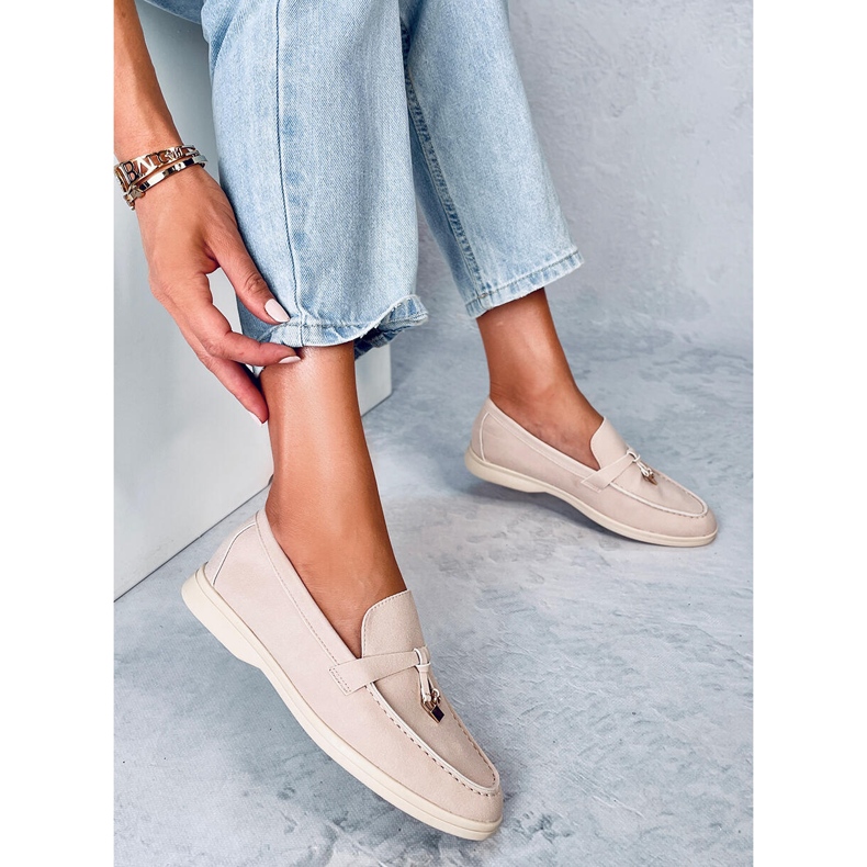 Naisten housut Eunice Beige 2