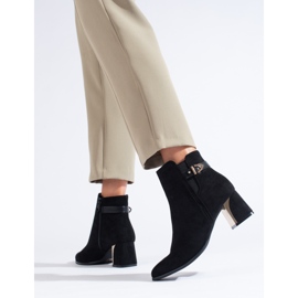 Mustat mokkanahkaiset klassiset saappaat Shelovetilta 2