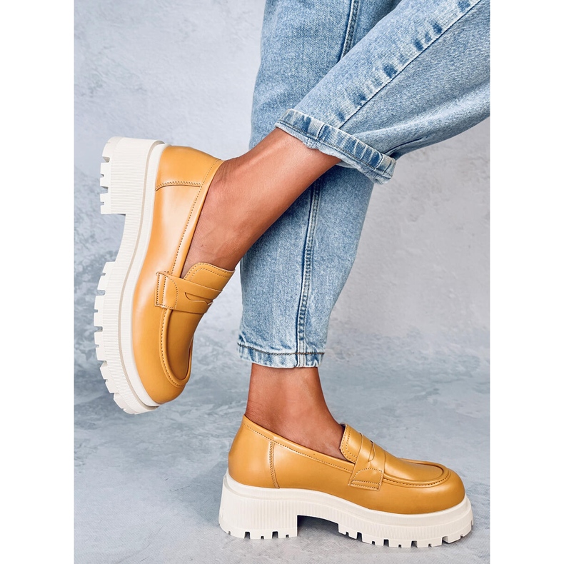 Dench Yellow -tasoiset loaferit keltainen 2