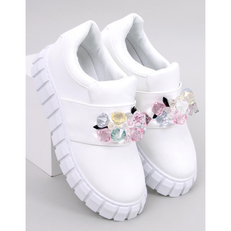 Alustan brogues Worth White valkoinen 1