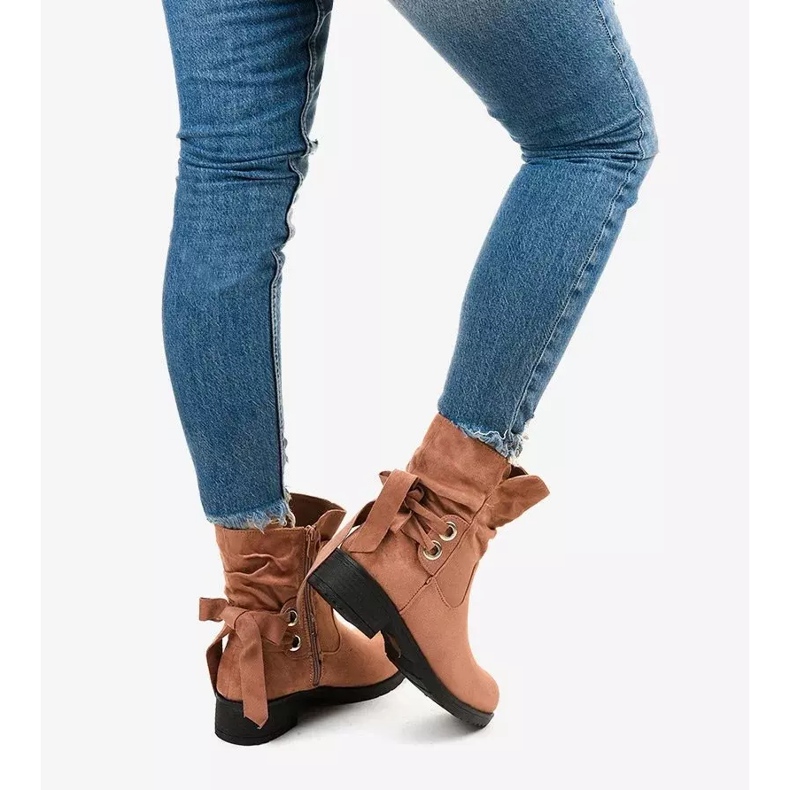 Afforen vaaleanpunaiset mokkanahkakengät vaaleanpunainen 2