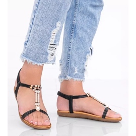 Liva naisten mustat sandaalit 1