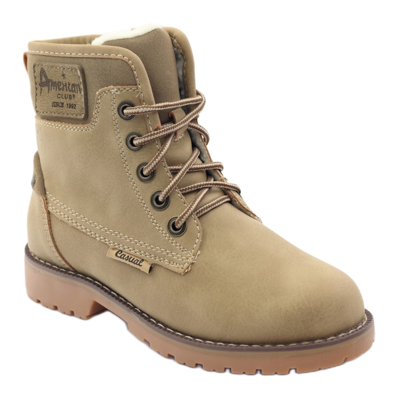 Warm Timber -takit American Club 1904 beige 1