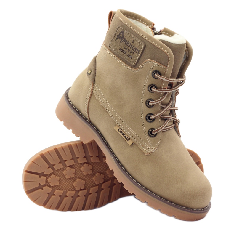 Warm Timber -takit American Club 1904 beige 3