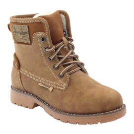 American Club Talvikengät, saappaat, tossut, amerikkalainen 1904 kameli ruskea monivärinen 1