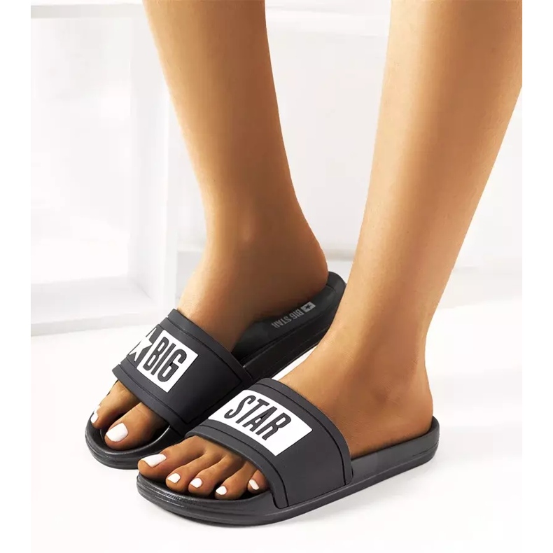 Mustat naisten Big Star DD274A266 -tossut 1