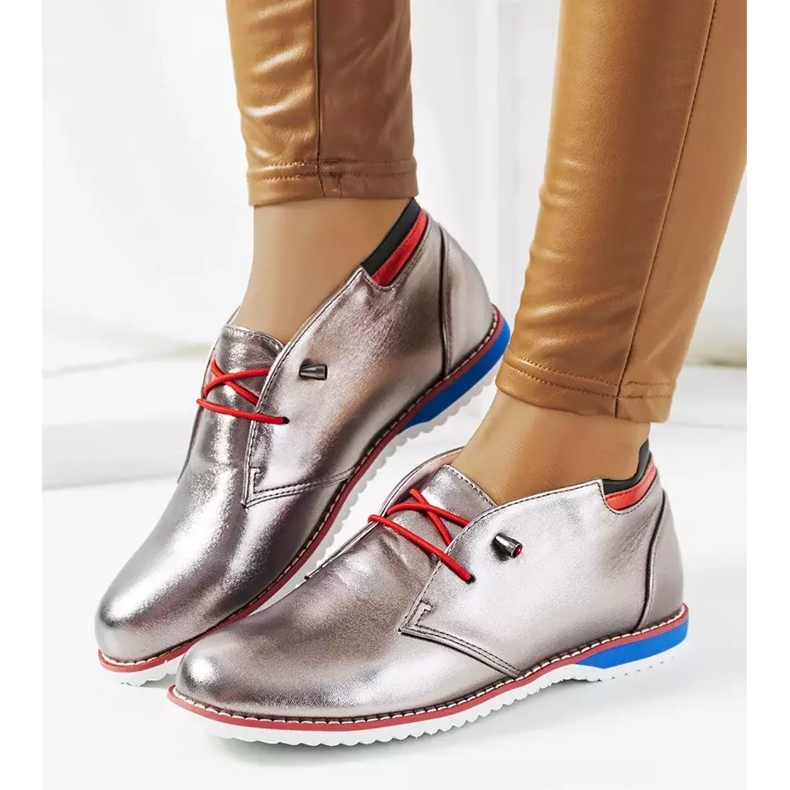 Reyesin hopeiset naisten kengät hopea 1