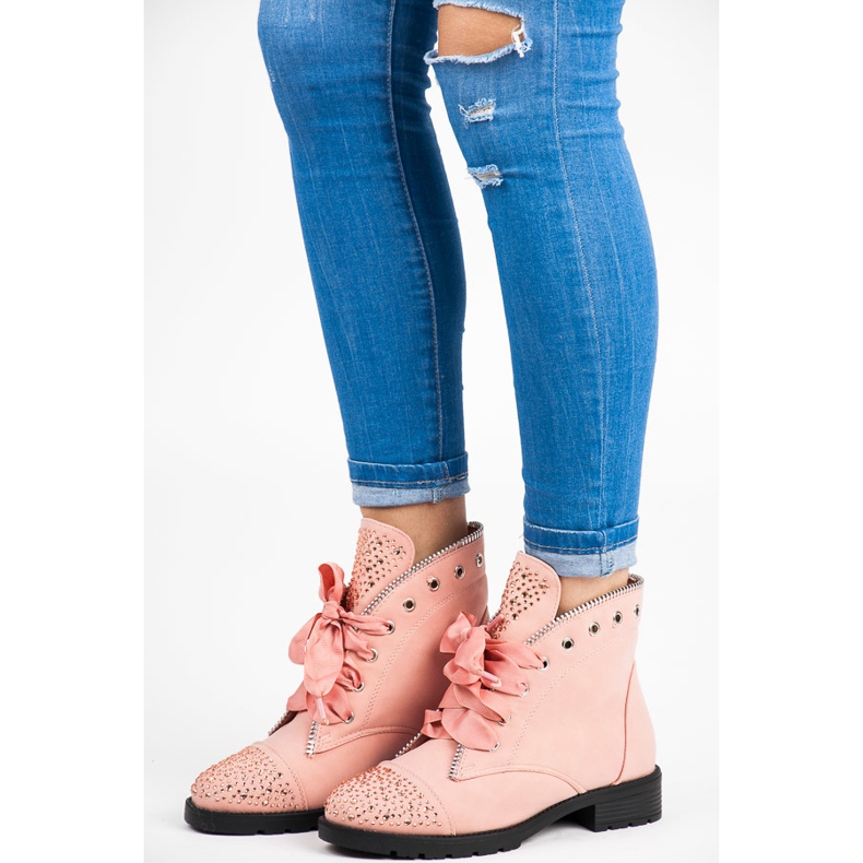 Vices New Collection Tyylikkäät laukut nauhalla vaaleanpunainen 1