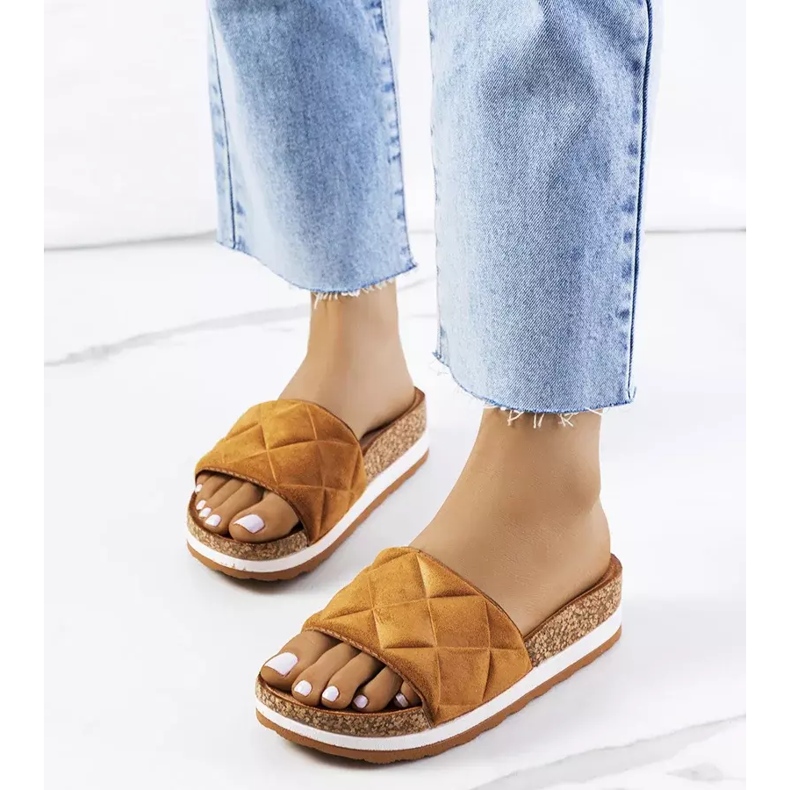 BM Ruskeat sandaalit Galtsin korkkipohjassa 2