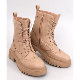 Aubert Khaki nauhakengät beige 1