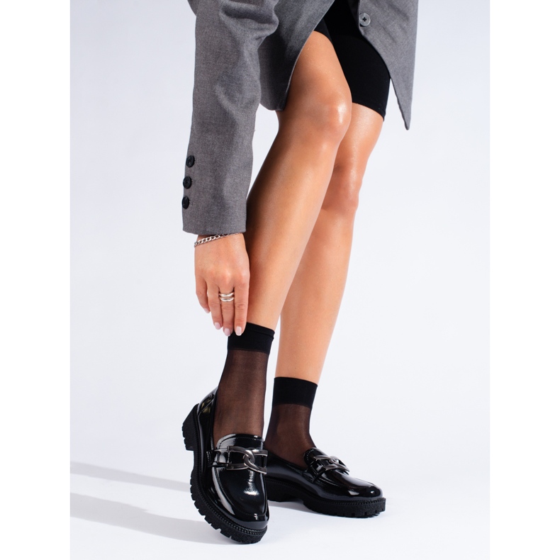 W. Potocki Lakatut naisten housut Potocki musta 1