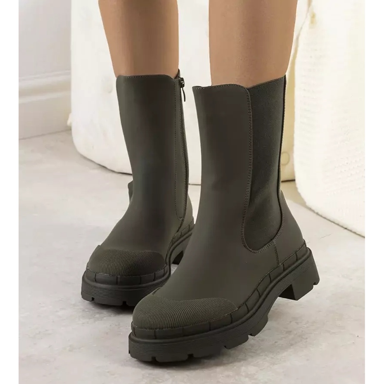 BM Vihreät mattaiset Anteden saappaat 1