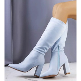 BM Siniset, eristetyt saappaat Narcis-pylväässä sininen 2