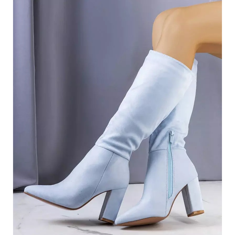 BM Siniset, eristetyt saappaat Narcis-pylväässä sininen 2