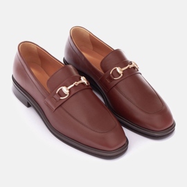 Marco Shoes Naisten loaferit ruskea 1