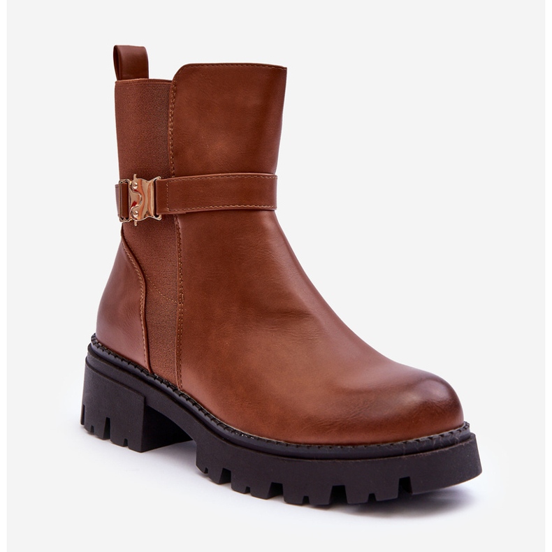 FB2 Naisten Jodhpur-saappaat Ruskeat Elspetia 1