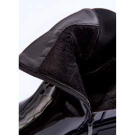 FB2 Lakatut naisten jodhpur-saappaat, mustat Elspetia 2