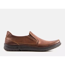 BM Lazarin miesten ruskeat slip-on kengät 1