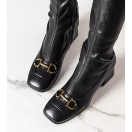 BM Marlionin mustat korkeat saappaat 2