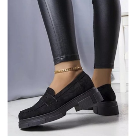 PA1 Mustat ekologiset mokkanahka kengät merkiltä Alacoque 2