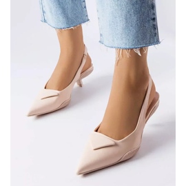 Labonté beiget matalakorkoiset sandaalit 1