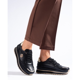 Shelovetin mustat nahkaiset tennarit 2