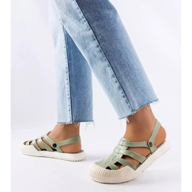 BM Kantonin vihreät kumisandaalit 1