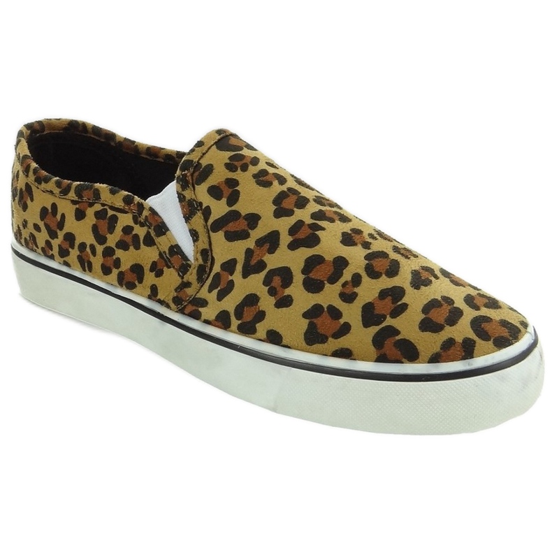 Slip-on lenkkarit C02 leopardi ruskea 1