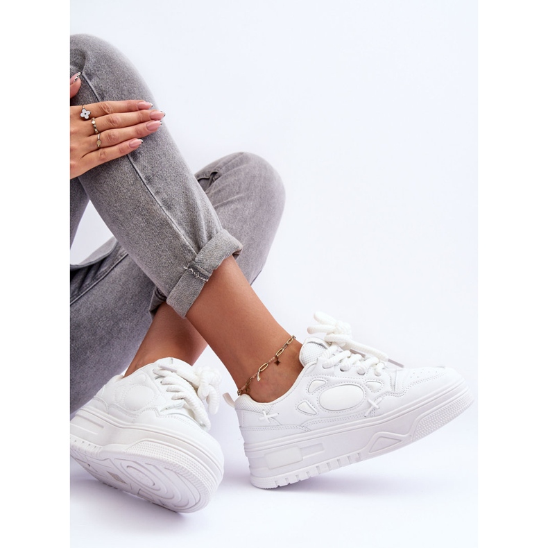 PG1 Naisten lenkkarit, valkoiset Finos valkoinen 2