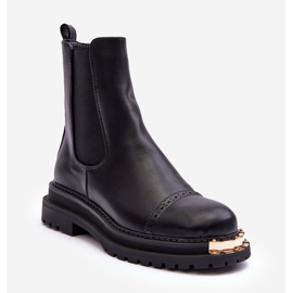 PG1 Naisten Chelsean mustat Nialee-saappaat 1