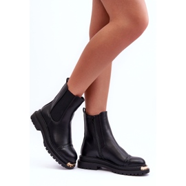 PG1 Naisten Chelsean mustat Nialee-saappaat 2