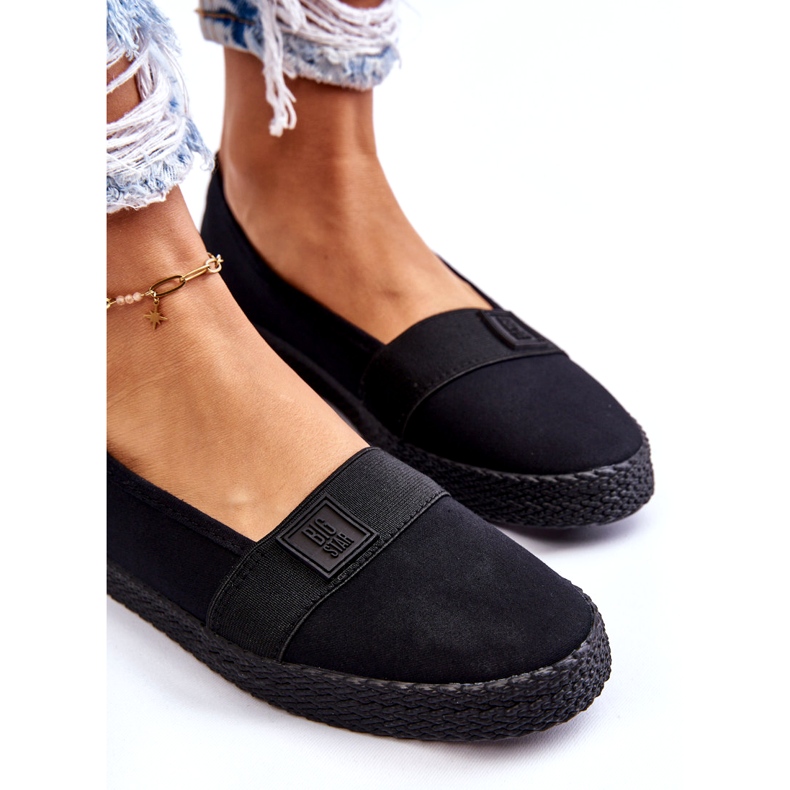 Naisten Slip-On Big Star -lenkkarit LL274200 musta 1