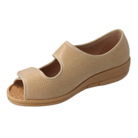 Befado naisten kengät pu 941D001 beige 2