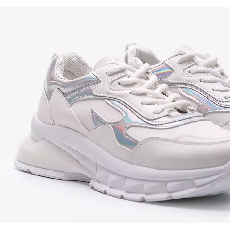 Valkoiset lenkkarit paksulla Kristen -pohjalla valkoinen 2