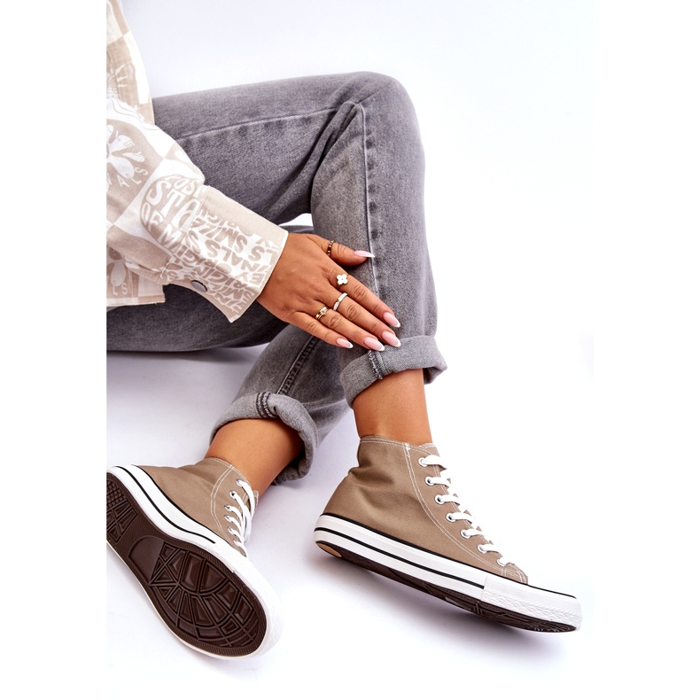 Naisten klassiset korkeabeiget tennarit 2