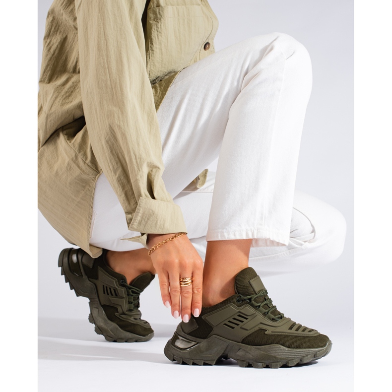 Naisten tummanvihreät Shelovet-lenkkarit 1