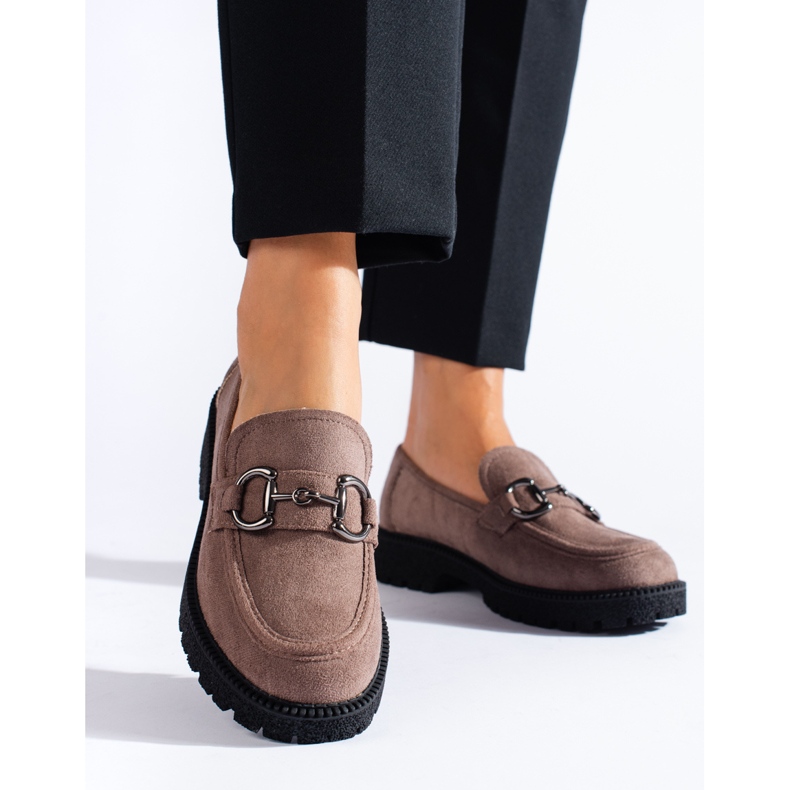 W. Potocki Naisten tummanbeige mokkanahkainen lords Potocki ruskea 1