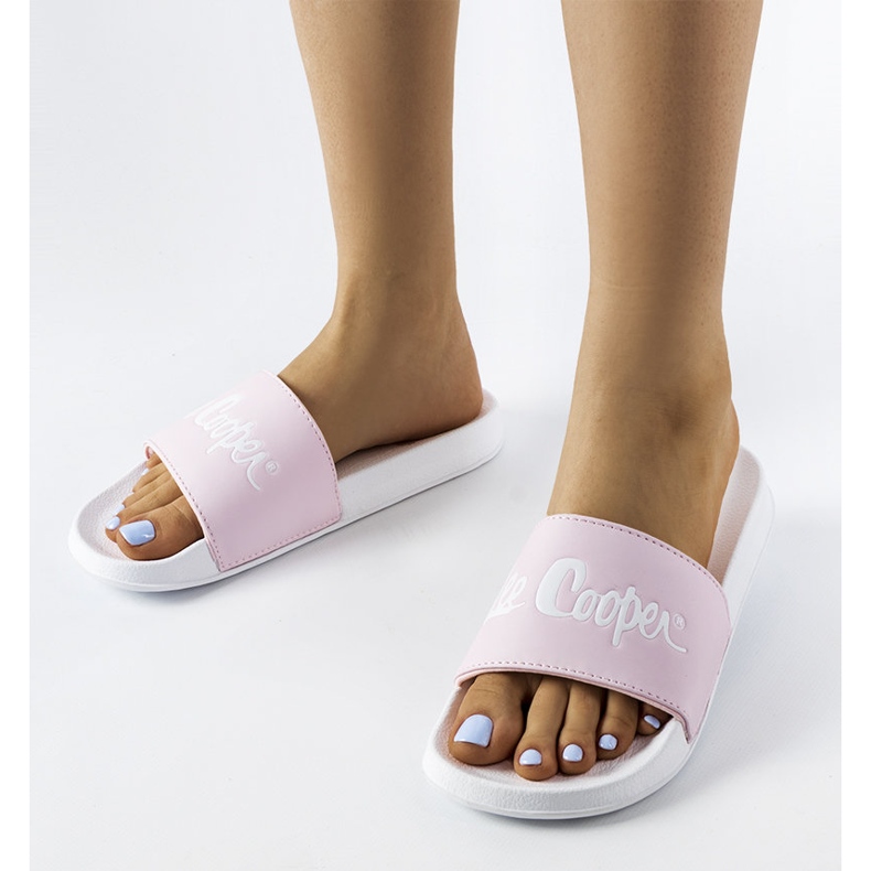 Lee Cooper LCW-23-42-1734L vaaleanpunaiset kumitossut vaaleanpunainen 1