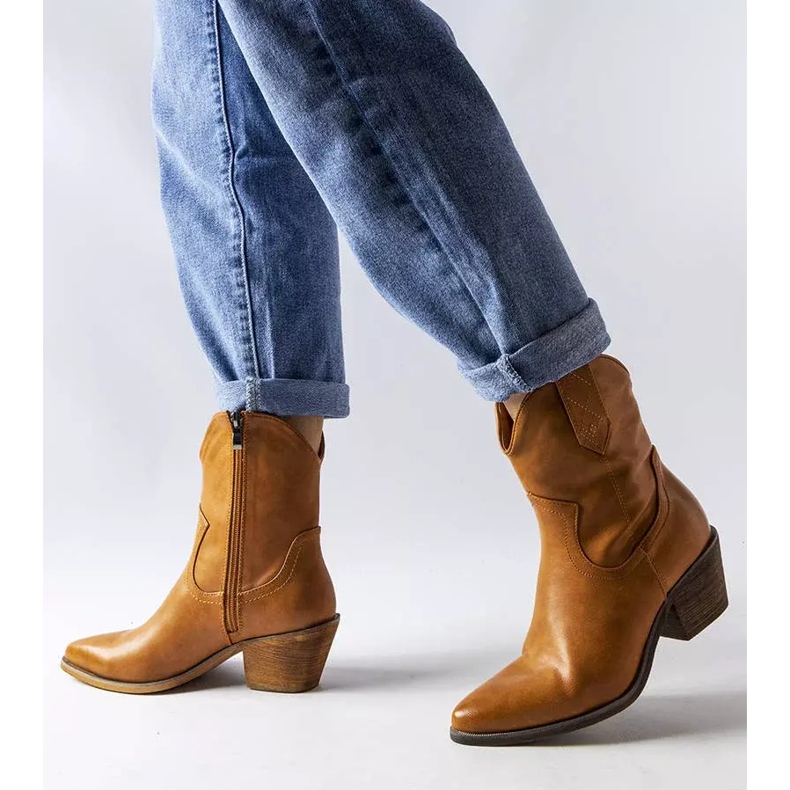 Ruskeat cowboysaappaat L08-198 Camel 1