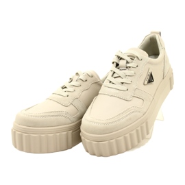 Beige nahka Creepers Filippo DP4913/23 BE beige 2