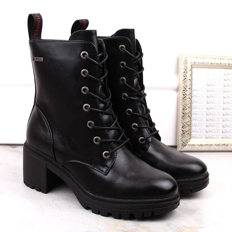 Mustat Vinceza-nauhasaappaat 1