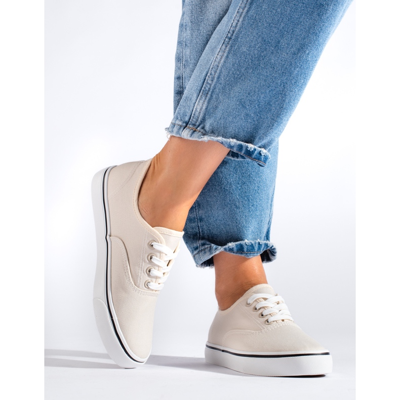 SHELOVET Naisten lenkkarit beige 2