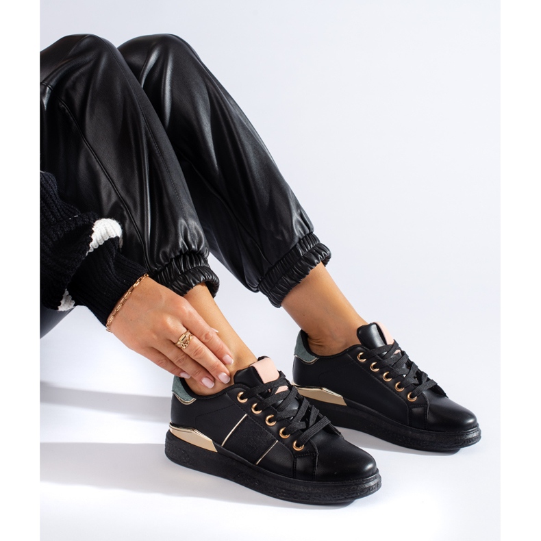 Mustat naisten urheilukengät Shelovet lenkkarit 1