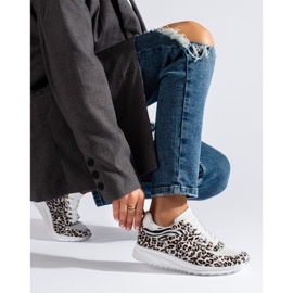 Shelovet naisten leopardikuvioiset lenkkarit musta 1