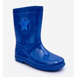 PG3 Lasten kumiset Wellington Boots Blue Malvi sininen 1