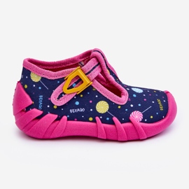 BEFADO S.A. Befado 110P471 tyttöjen tossut, vaaleanpunainen ja tummansininen 2