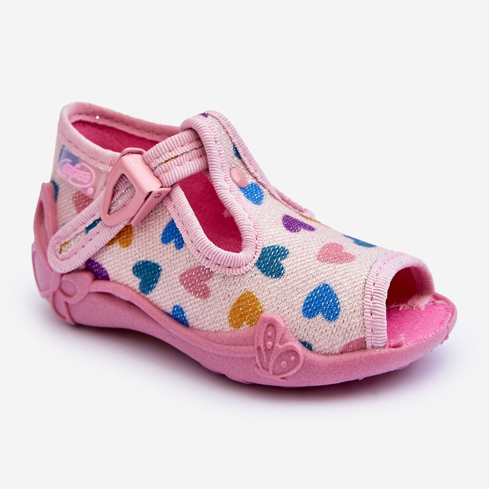 BEFADO S.A. Befado Heart Slippers Sandaalit 213P140 Pinkki vaaleanpunainen 1