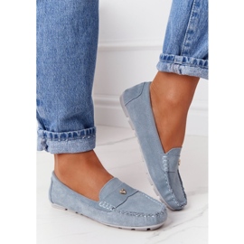 S.Barski Naisten mokkanahkaiset S. Barski Blue sininen 4