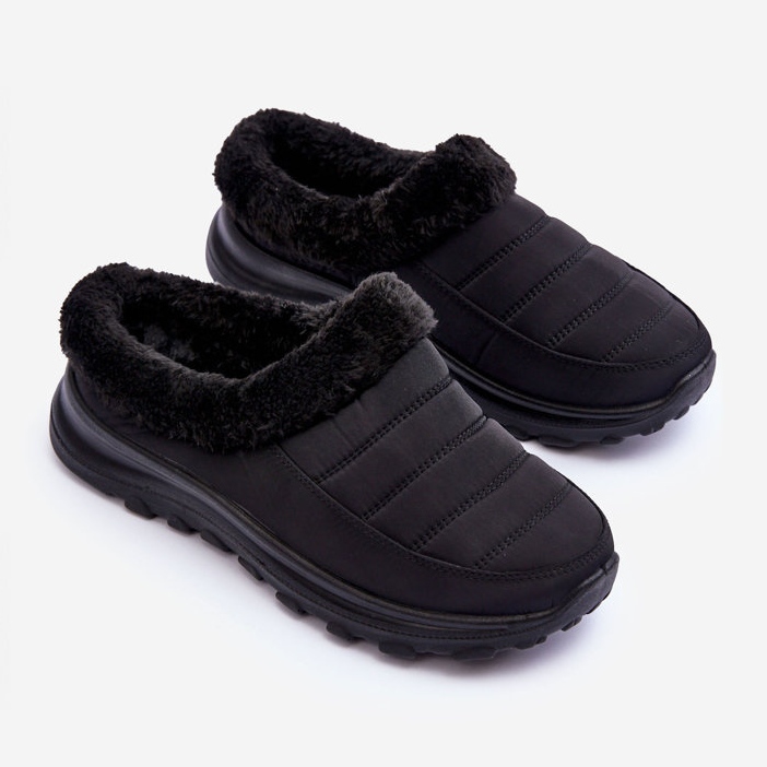 Mustat Olwina Slip-on Low Snow -saappaat 2