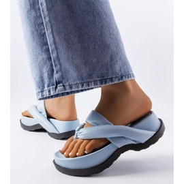 PA1 Lachapellen siniset alustasandaalit sininen 2